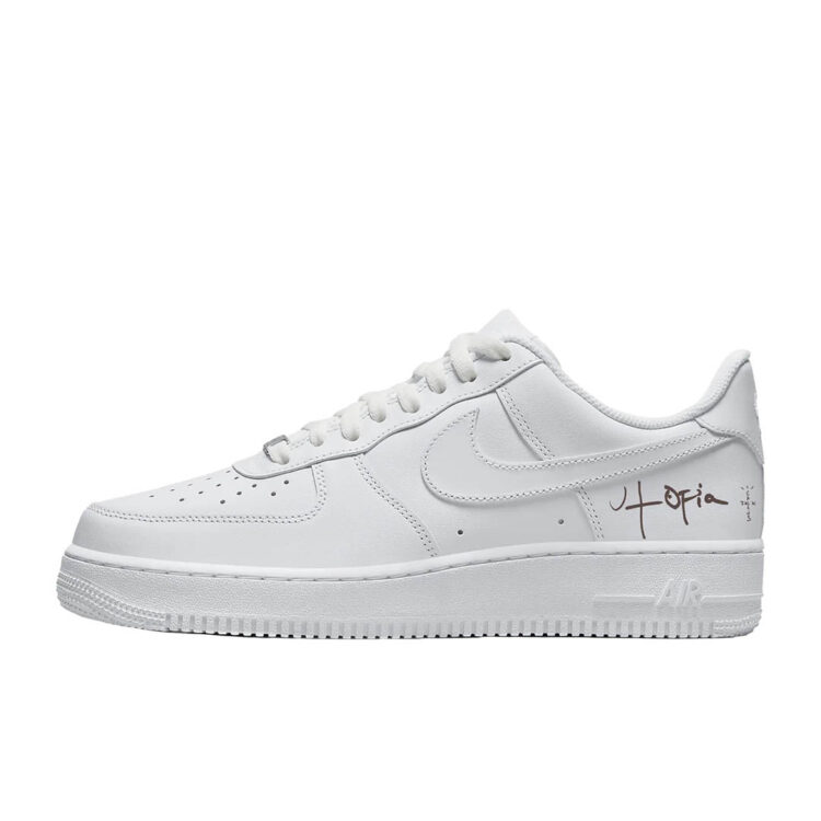 Nike Air Force 1 Low Travis Scott Utopia branco de 2023